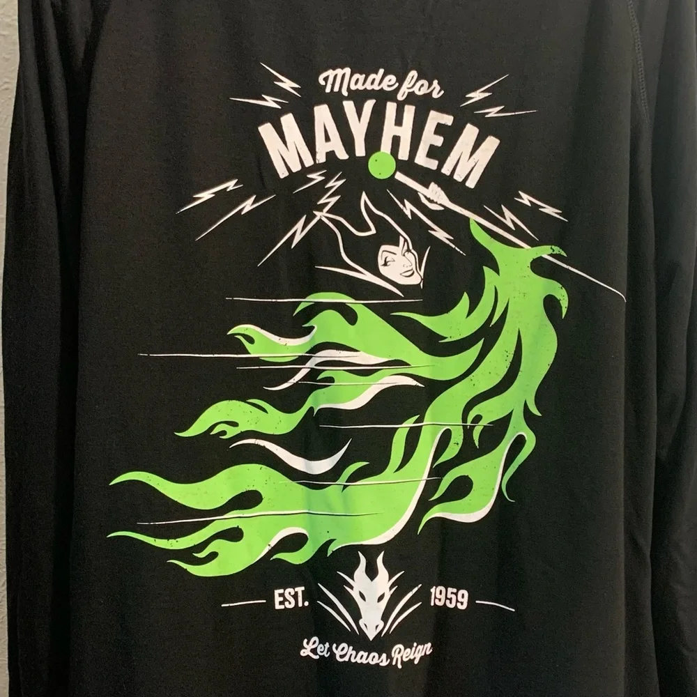 TORRID X Disney Villains Maleficent Lightweight Hoodie Sz 3X - Picture 6 of 10